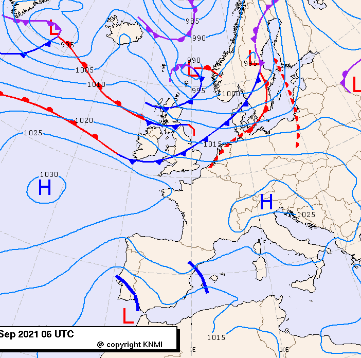Previsioni meteo per giovedì 23, venerdì 24, domenica 25 (settembre)