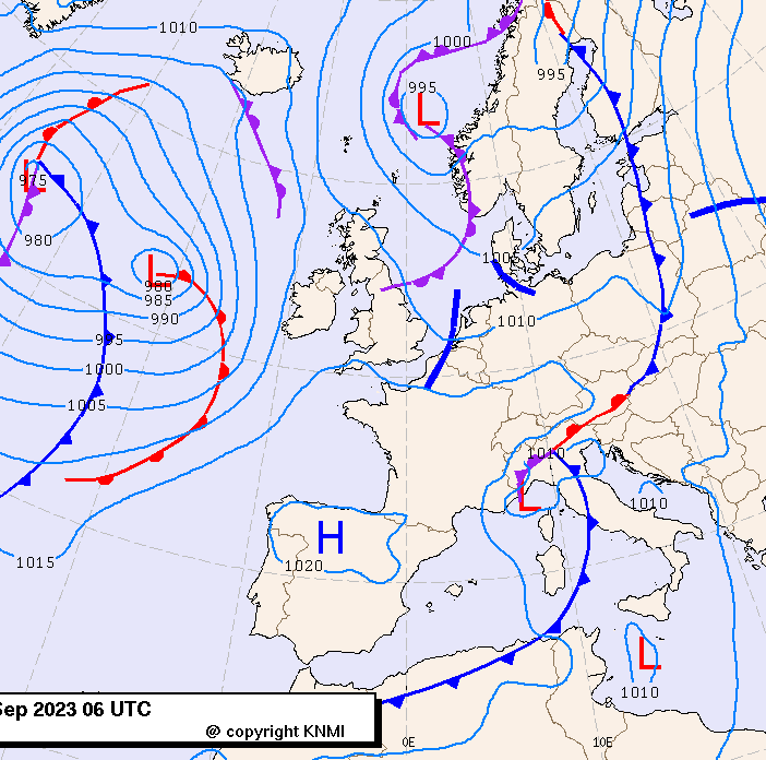 Previsioni meteo per sabato 23, domenica 24, lunedì 25 (settembre)