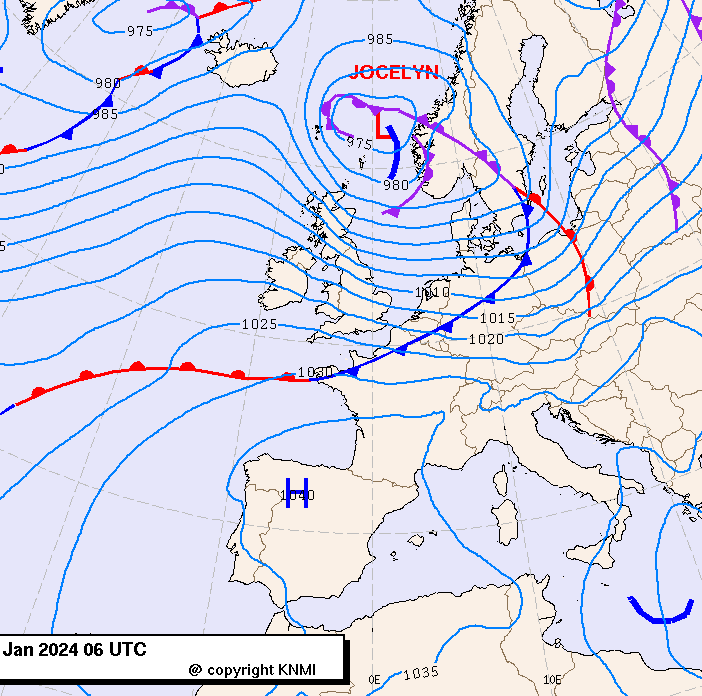 Previsioni meteo per mercoledì 24, giovedì 25, venerdì 26 (gennaio)