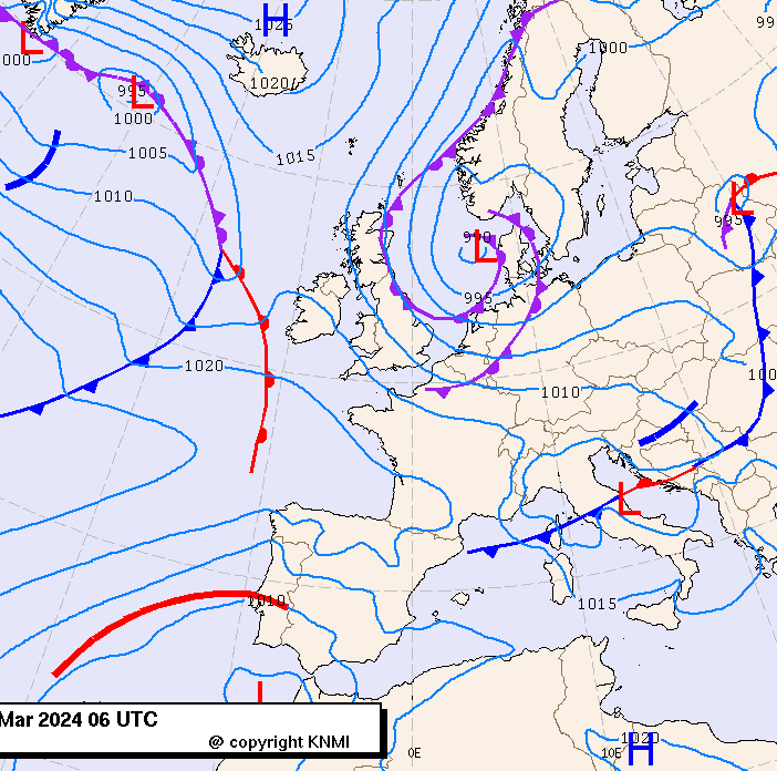 Previsioni meteo per domenica 24, lunedì 25, martedì 26 (marzo)