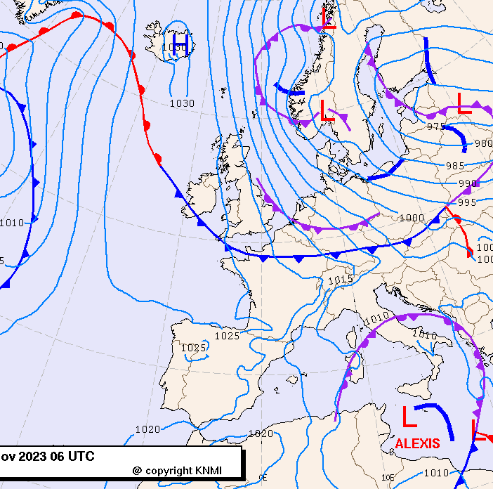 Previsioni meteo per venerdì 24, sabato 25, domenica 26 (novembre)