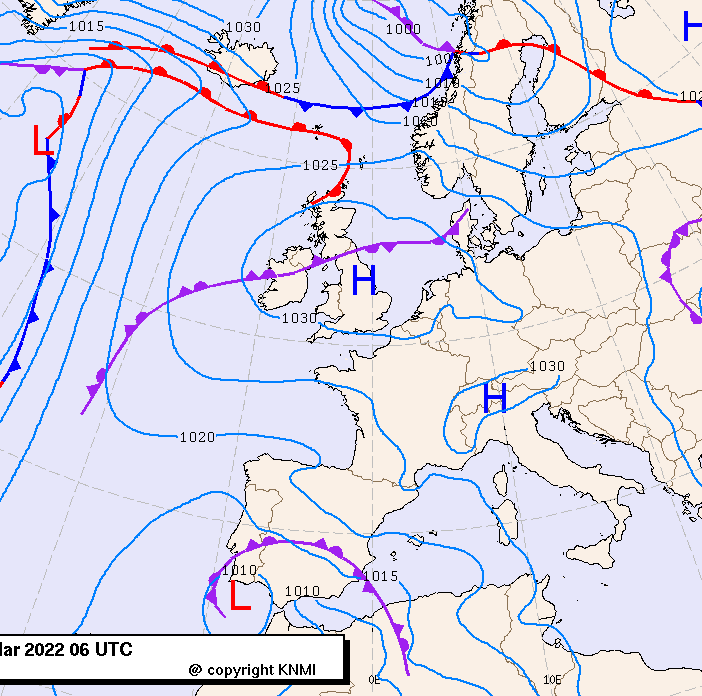 Previsioni meteo per venerdì 25, sabato 26, domenica 27 (marzo)