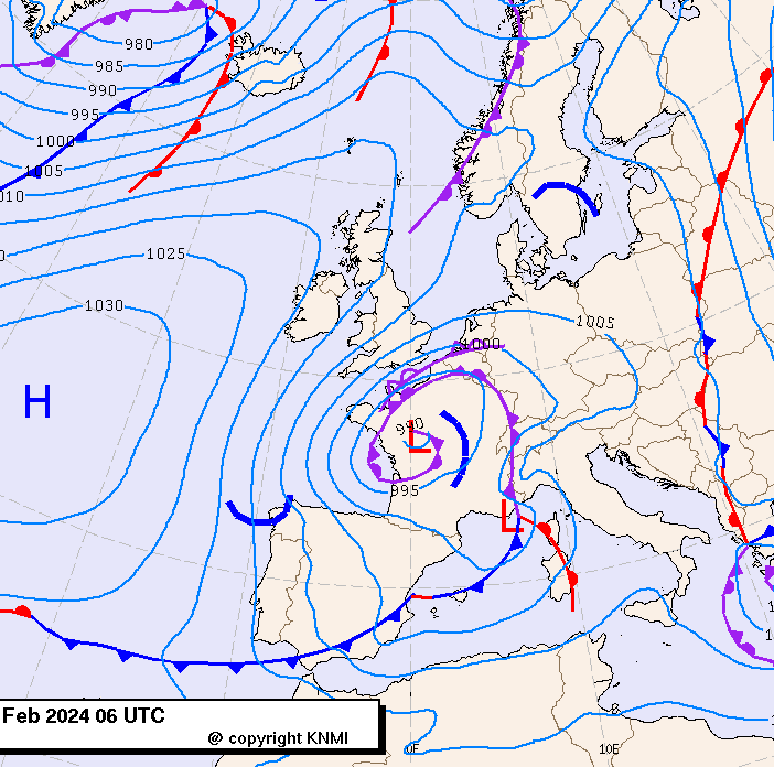 Previsioni meteo per lunedì 26, martedì 27, mercoledì 28 (febbraio)