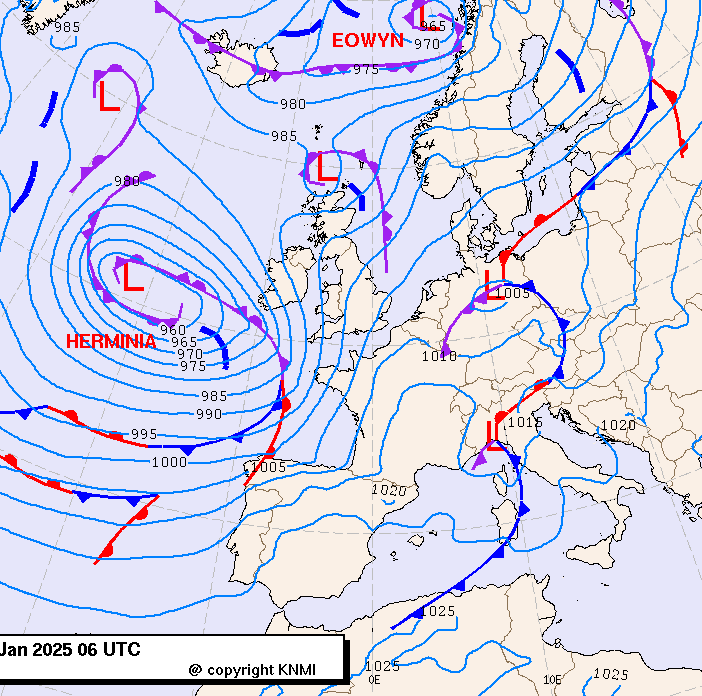 Previsioni meteo per domenica 26, lunedì 27, martedì 28 (gennaio)