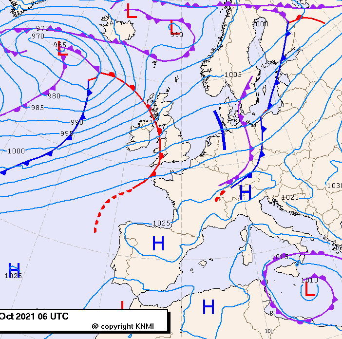 Previsioni meteo per martedì 26, mercoledì 27, giovedì 28 (ottobre)