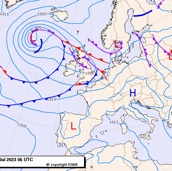 Previsioni meteo per giovedì 27, venerdì 28, sabato 29 (luglio)