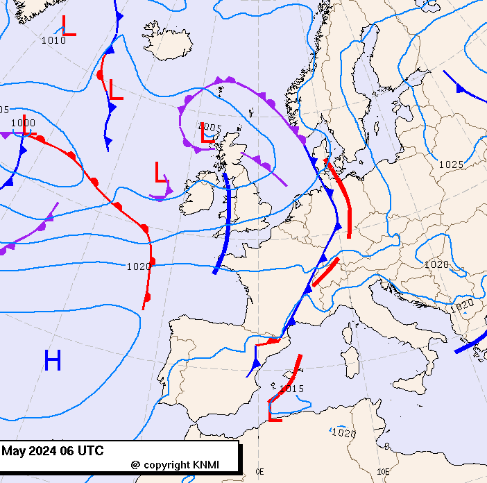 Previsioni meteo per lunedì 27, martedì 28, mercoledì 29 (maggio)