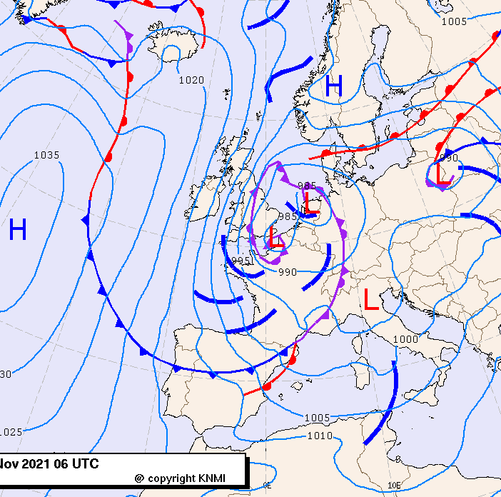 Previsioni meteo per sabato 27, domenica 28, lunedì 29 (novembre)