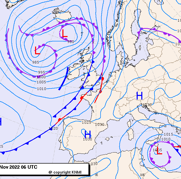 Previsioni meteo per domenica 27, lunedì 28, martedì 29 (novembre)