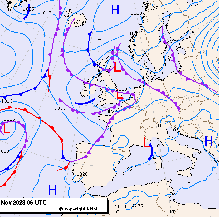 Previsioni meteo per lunedì 27, martedì 28, mercoledì 29 (novembre)