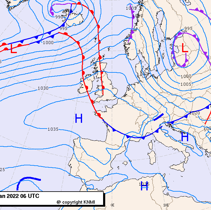 Previsioni meteo per venerdì 28, sabato 29, domenica 30 (gennaio)