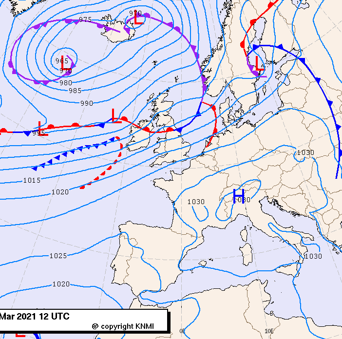 Previsioni meteo per domenica 28, lunedì 29, martedì 30 (marzo)