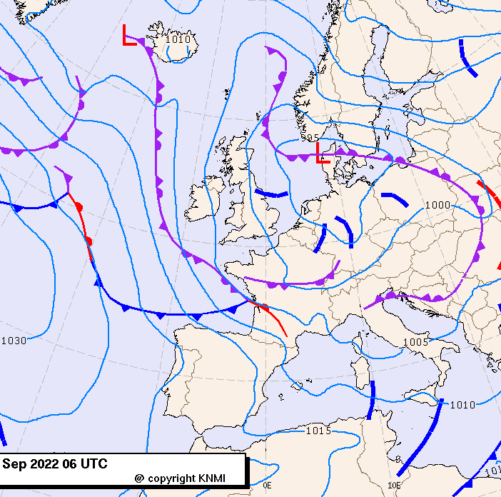 Previsioni meteo per mercoledì 28, giovedì 29, venerdì 30 (settembre)
