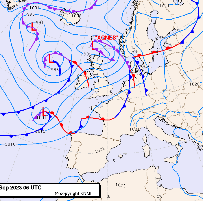 Previsioni meteo per giovedì 28, venerdì 29, sabato 30 (settembre)