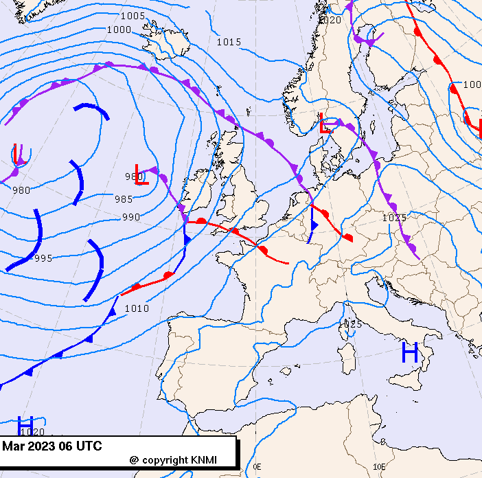 Previsioni meteo per mercoledì 29, giovedì 30, venerdì 31 (marzo)