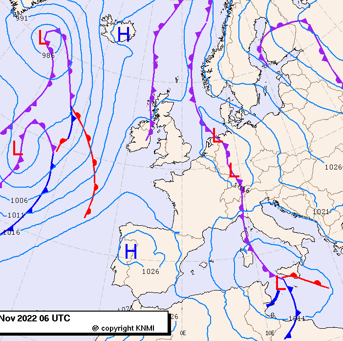 Previsioni meteo per martedì 29, mercoledì 30, giovedì 1 (novembre-dicembre)