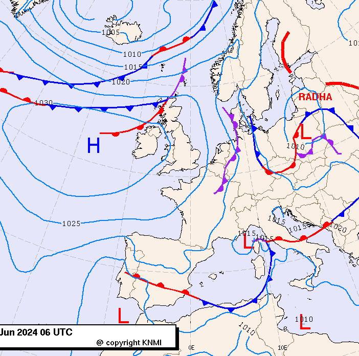 Previsioni meteo per domenica 2, lunedì 3, martedì 4 (giugno)