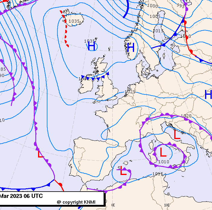 Previsioni meteo per giovedì 2, venerdì 3, sabato 4 (marzo)
