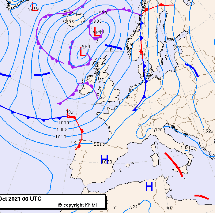 Previsioni meteo per sabato 2, domenica 3, lunedì 4 (ottobre)