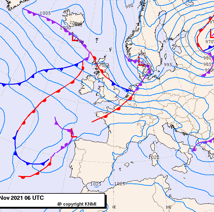 Previsioni meteo per martedì 30, mercoledì 1, giovedì 2 (novembre-dicembre)