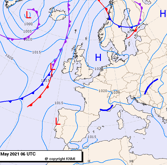 Previsioni meteo per lunedì 31, martedì 1, mercoledì 2 (maggio-giugno)