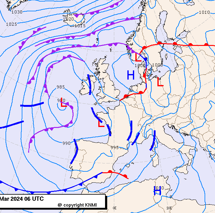 Previsioni meteo per domenica 31, lunedì 1, martedì 2 (marzo-aprile)