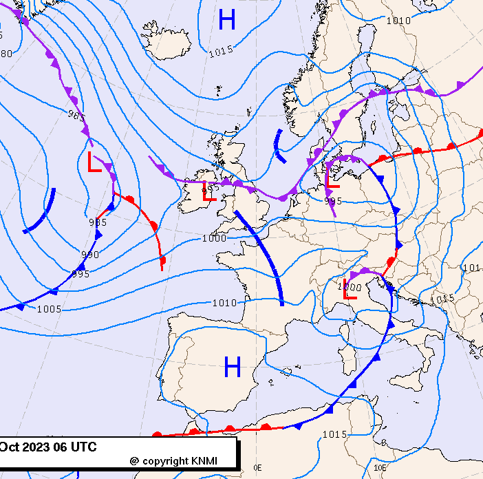 Previsioni meteo per martedì 31, mercoledì 1, giovedì 2 (ottobre-novembre)