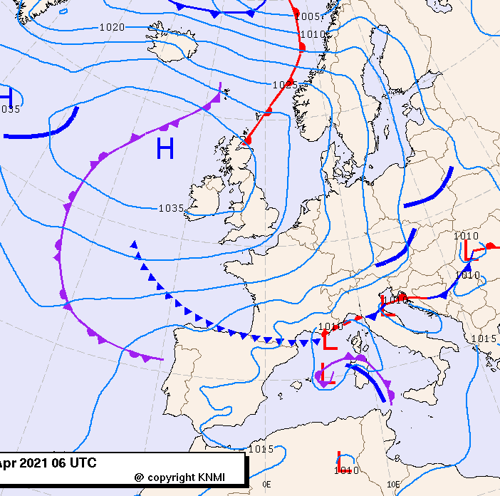 Previsioni meteo per sabato 3, domenica 4, lunedì 5 (aprile)