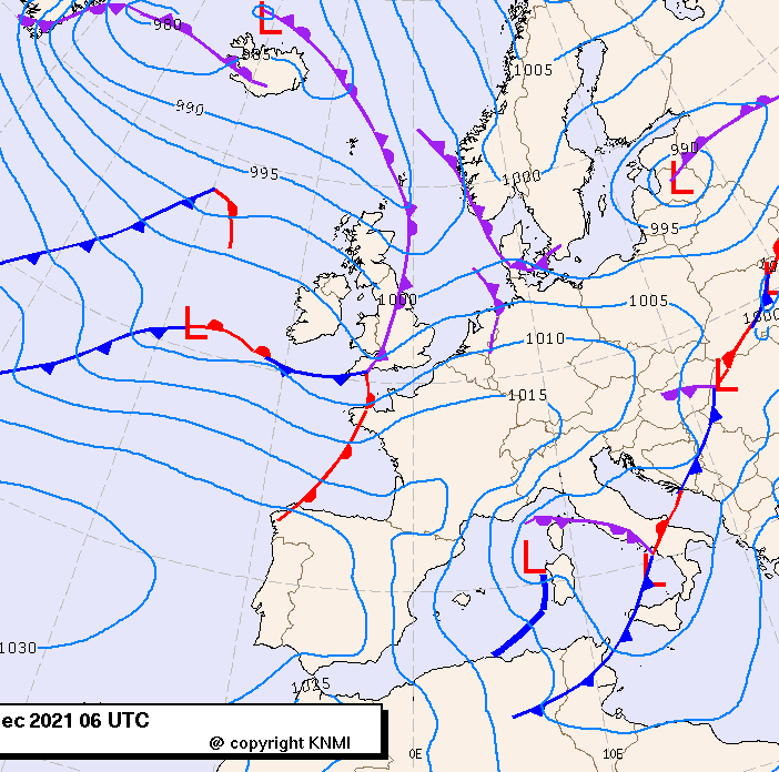 Previsioni meteo per venerdì 3, sabato 4, domenica 5 (dicembre)