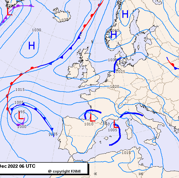 Previsioni meteo per sabato 3, domenica 4, lunedì 5 (dicembre)