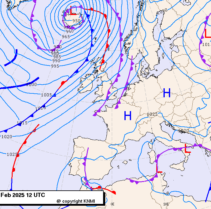 Previsioni meteo per lunedì 3, martedì 4, mercoledì 5 (febbraio)