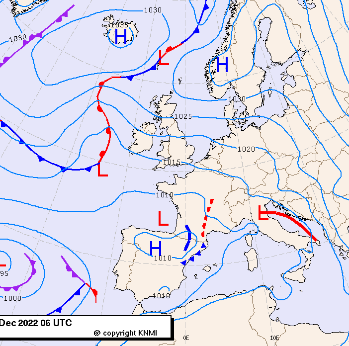 Previsioni meteo per domenica 4, lunedì 5, martedì 6 (dicembre)