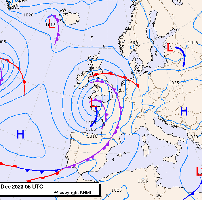 Previsioni meteo per lunedì 4, martedì 5, mercoledì 6 (dicembre)