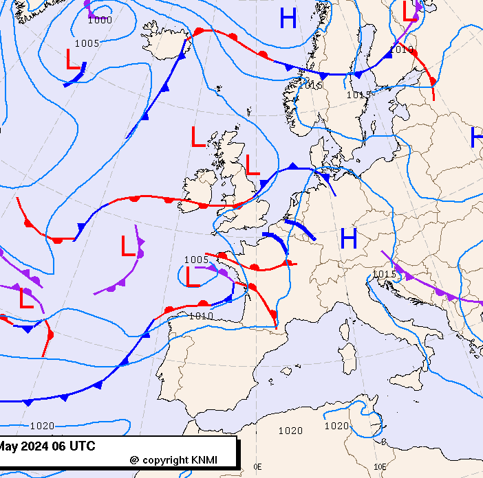 Previsioni meteo per sabato 4, domenica 5, lunedì 6 (maggio)