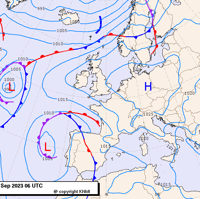 Previsioni meteo per lunedì 4, martedì 5, mercoledì 6 (settembre)