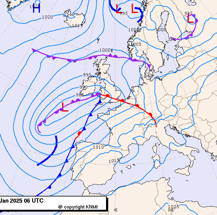 Previsioni meteo per domenica 5, lunedì 6, martedì 7 (gennaio)