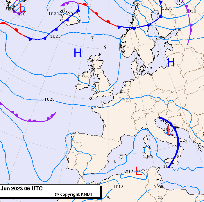 Previsioni meteo per lunedì 5, martedì 6, mercoledì 7 (giugno)