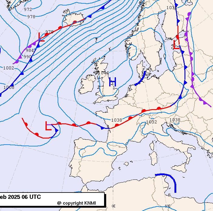 Previsioni meteo per giovedì 6, venerdì 7, sabato 8 (febbraio)