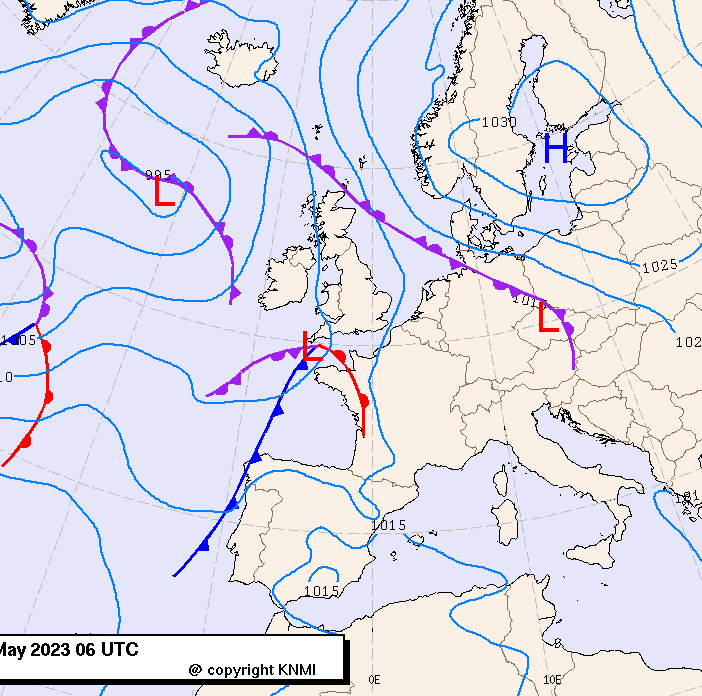 Previsioni meteo per sabato 6, domenica 7, lunedì 8 (maggio)