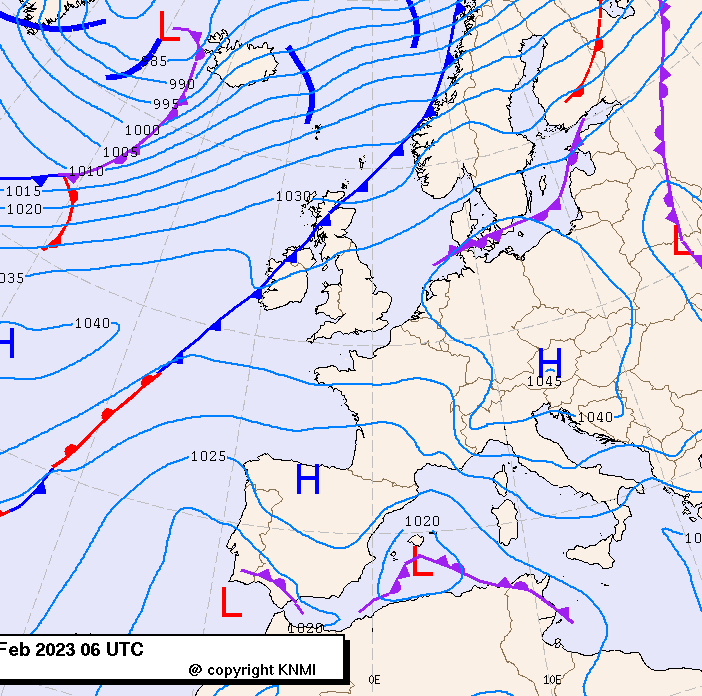 Previsioni meteo per martedì 7, mercoledì 8, giovedì 9 (febbraio)