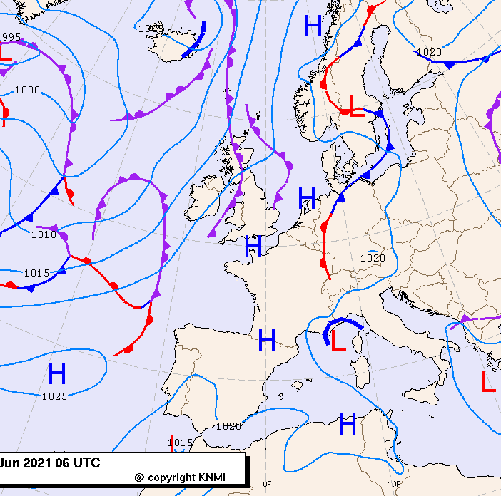 Previsioni meteo per martedì 8, mercoledì 9, giovedì 10 (giugno)