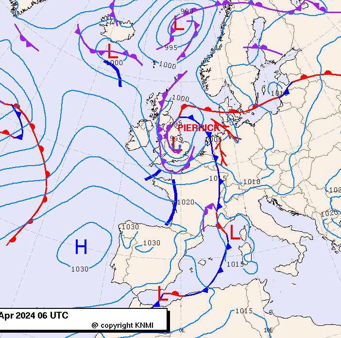 Previsioni meteo per martedì 9, mercoledì 10, giovedì 11 (aprile)