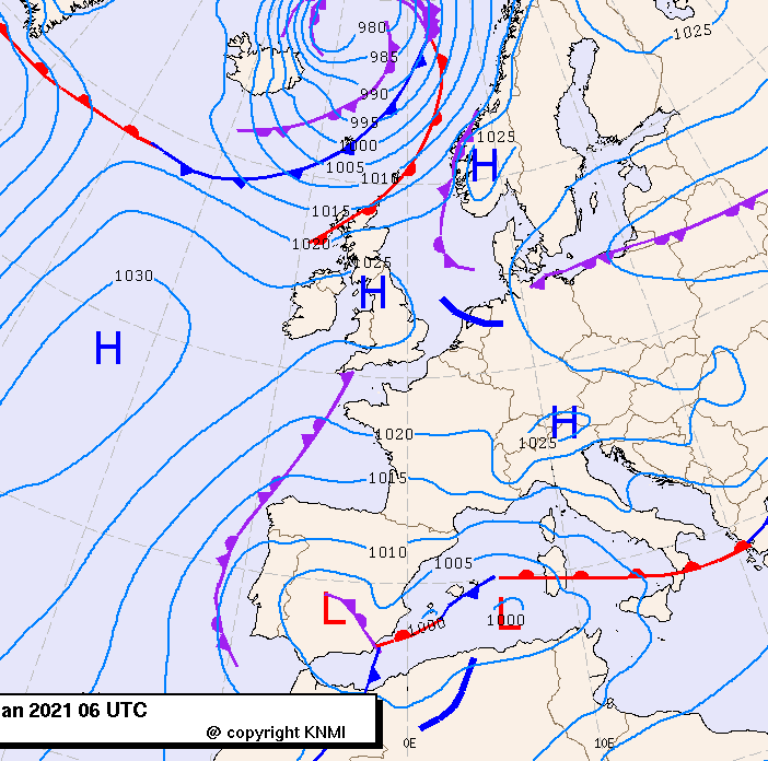 Previsioni meteo per sabato 9, domenica 10, lunedì 11 (gennaio)