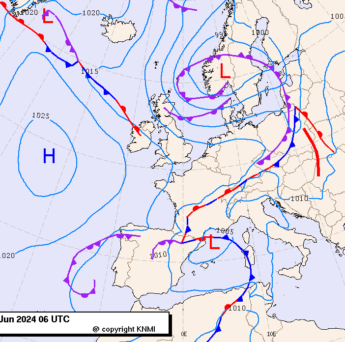Previsioni meteo per domenica 9, lunedì 10, martedì 11 (giugno)