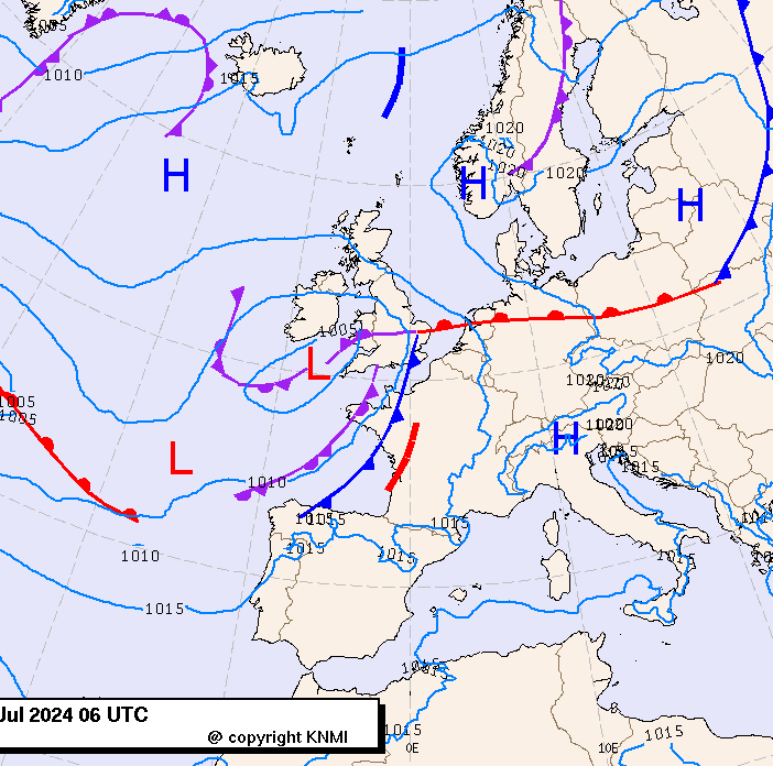 Previsioni meteo per martedì 9, mercoledì 10, giovedì 11 (luglio)