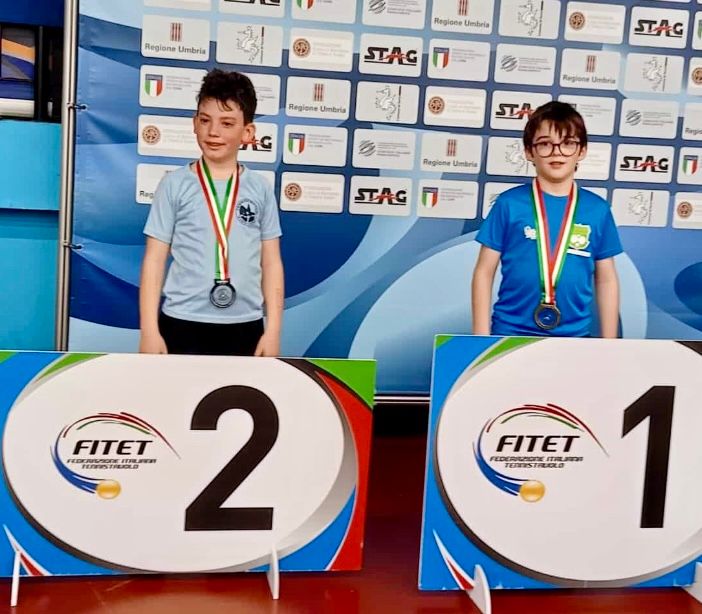 Tennistavolo campionati italiani giovanili, Nicolò Favini brilla nel torneo di consolazione U11. Il talento ducale termina secondo