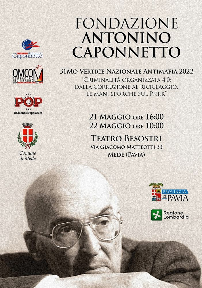 Mede: al teatro Besostri il 31° vertice nazionale antimafia