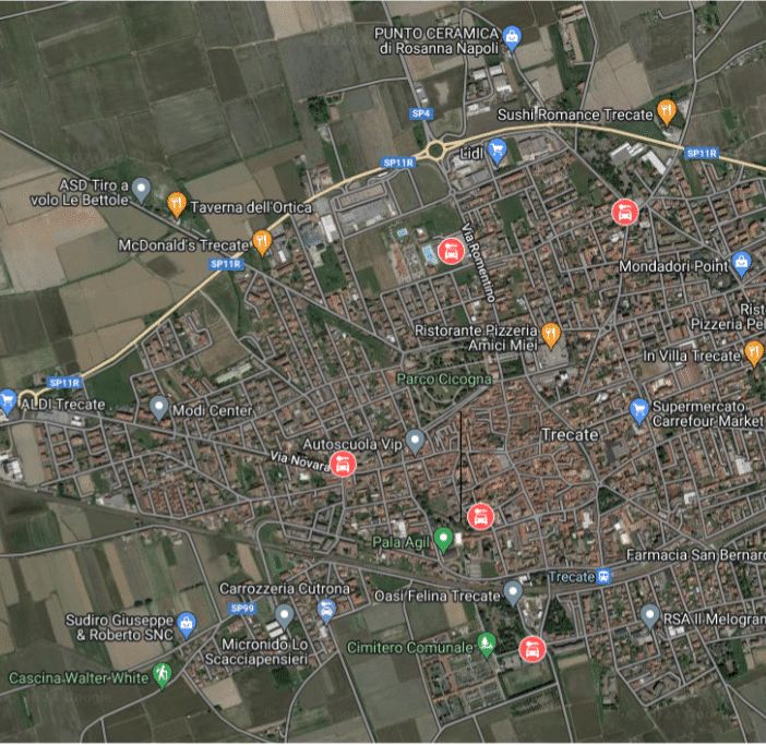 Trecate: attive in città le otto colonnine per la ricarica dei veicoli elettrici o ibridi