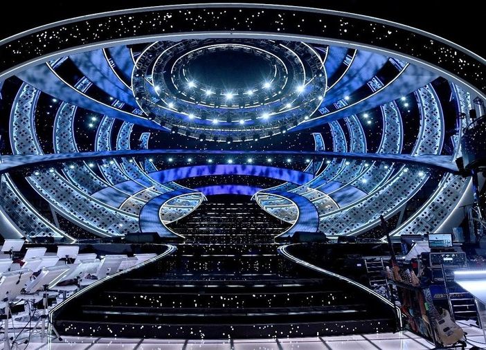 Il palco del 73° Festival di Sanremo