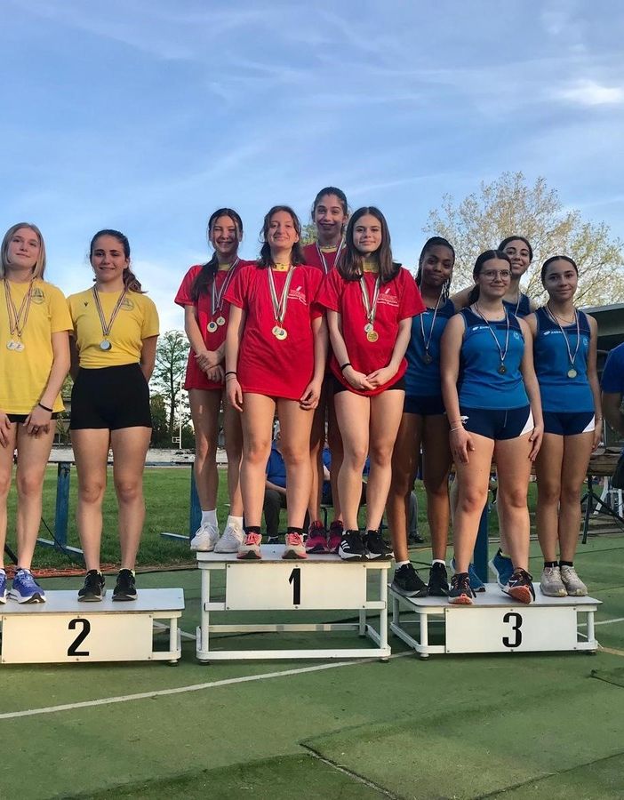 Atletica Vigevano: Carolina Gelmotto inizia subito bene sui 100 metri. Ottimo risultato anche per la staffetta 4x100 cadette